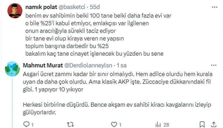 2021 Ocak ta 1.000 TL olan evin kirası şimdi 8 bin 300 TL olacaktı! Yüzde 25 zam sınırı bir fiyasko oldu!