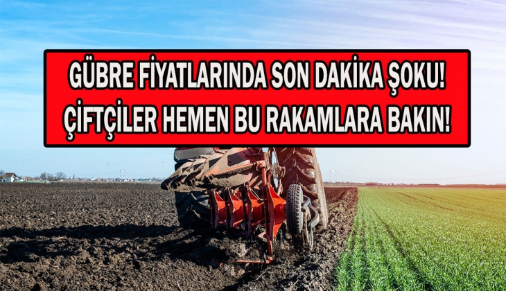 Çiftçiler dikkat! Gübre fiyatları buz kestirdi! Karaborsacılık mı yapılıyor? Hemen bakın! 9 Mart 2023 fiyat listesi...