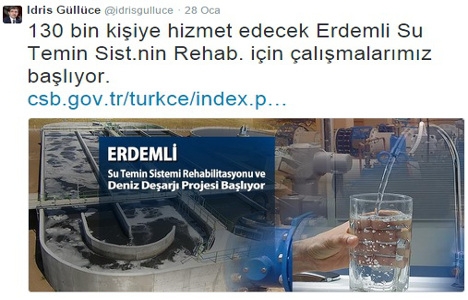 Erdemli su temin sistemi rehabilitasyonu ve deniz deşarjı projesi tanıtıldı!