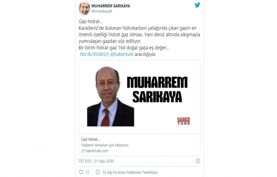 Habertürk yazarı Sarıkaya Recep Tayyip Erdoğan ın sürprizini açıkladı!