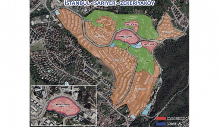 Köy Zekeriyaköy 4. Etap ta son dakika gelişmesi! Yıldızlar İnşaat o parseli 4 milyar TL ye aldı!