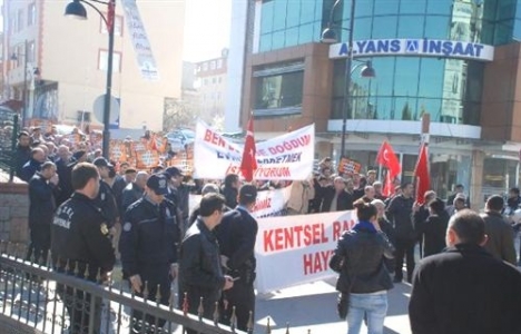 Kocaeli Çayırova Emek Mahallesi'nde dönüşüm protesto edildi!