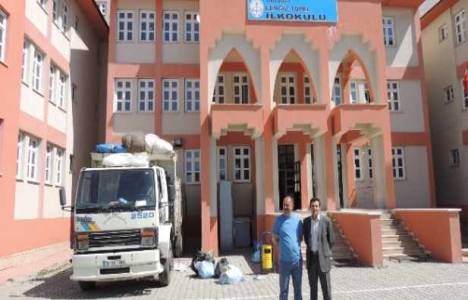 Ödemiş Yeniköy'deki Şehit Cengiz Topel İlkokulu'na oyun parkı inşa edildi!