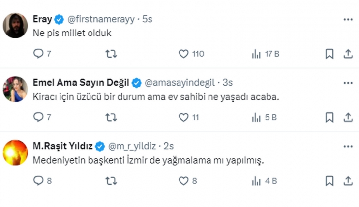 İzmir de ev sahibi kiracısı evde yokken eşyalarını sokağa attı: Eşyalar yağmalandı!