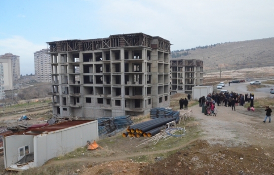 Malatya'da 300 konut mağduru eylem yaptı!