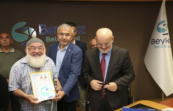 Beykoz'da 85 aileye tapuları teslim edildi!