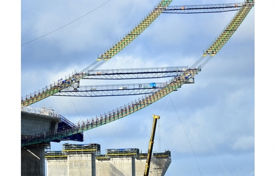 1915 Çanakkale Köprüsü ndeki kedi yolunun yüzde 70 i tamamlandı!