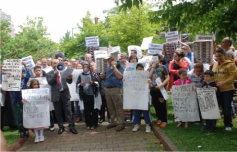 Başakşehirliler imar planlarının açıklanmamasını protesto etti!
