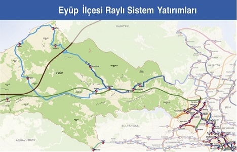 İşte İstanbul un raylı sistem haritası!