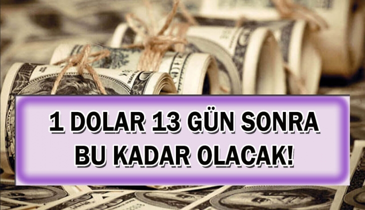 1 doların 13 gün sonra ne kadar olacağı tek tek açıklandı! Elinde avucunda dolar olanların adeta ayakları yerden kesildi