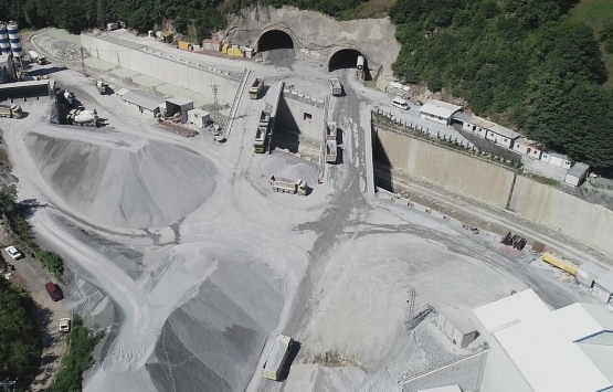 Yeni Zigana Tüneli nin yüzde 67 si tamamlandı!