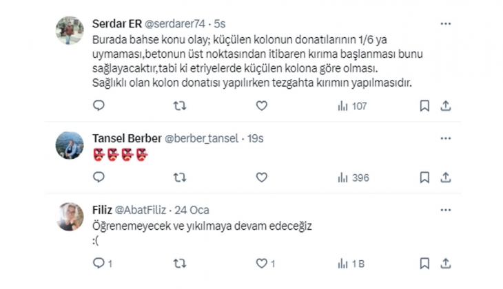 Binalarda kolon demirlerinin bükülmesi riskli mi, değil mi? 