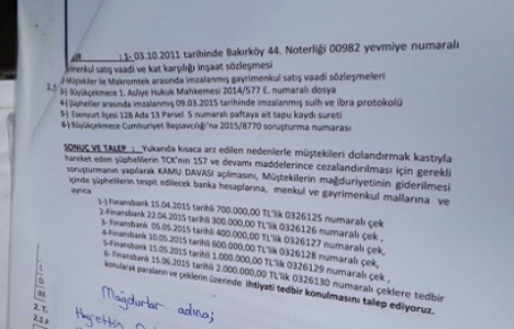 Makrom mağdurları savcılığa başvurdu!