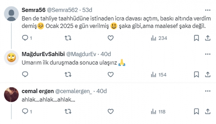 Kiracısı 350 bin TL para isteyen mağdur ev sahibi: Mahkeme günü 9 ay sonraya verildi! 