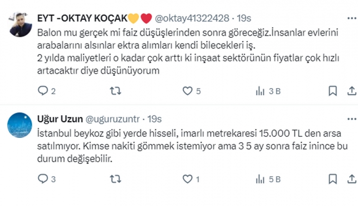 Bir emlak ilanında 1 ayda fiyat yüzde 24 düştü! Analistten Gayrimenkulde hala balon var açıklaması geldi!