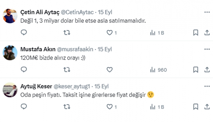 Mehmet Aslan dan Galatasaray Adası açıklaması: En az 1 milyar dolar eder!