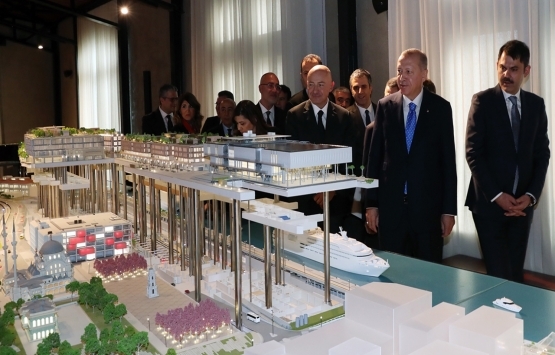 Cumhurbaşkanı Erdoğan Galataport u inceledi!