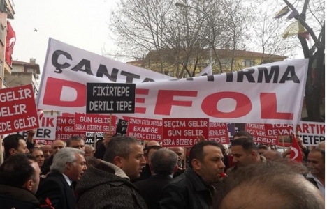 Fikirtepe'de yürüyüş yapıldı sırada bakanlık var!