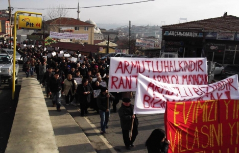 Armutlu'da dönüşüm eylemi!