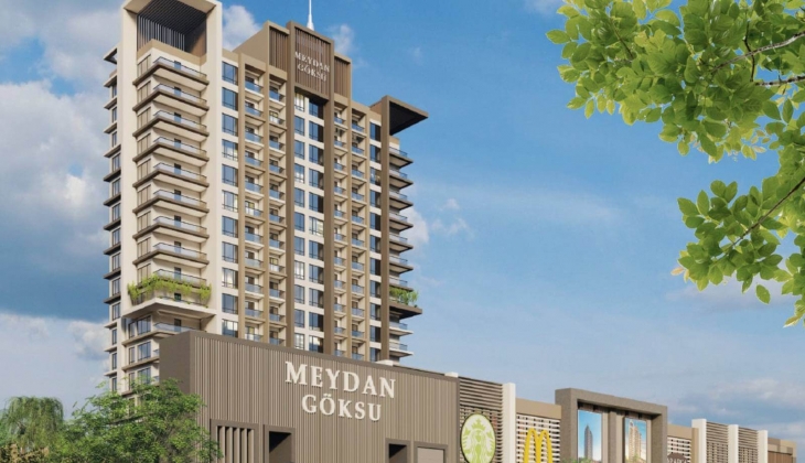 Meydan Göksu Plus yüzde 35 peşin, 12 ay vadeyle satışta! Yeni proje!