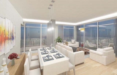 Akkent Paradise Gardens örnek daire!