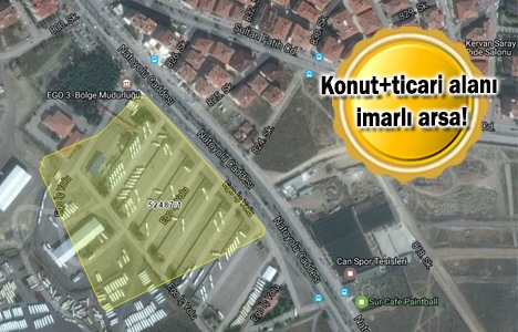 EGO'nun Mamak'taki 2 arsası 119.4 milyon TL'ye satılıyor!