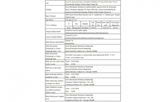İzmir Örnekköy 2.Etap ve 3. Etap kentsel dönüşüm projeleri ihaleye çıkıyor!