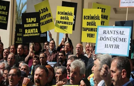 Kentsel dönüşüm mağdurları İmar Affı Yasası'nın kaldırılmasını istemiyor!