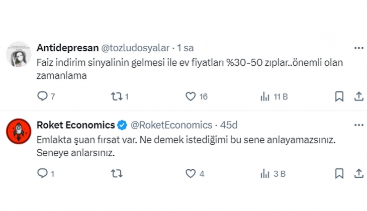 Konut mu, faiz mi tartışması bitmiyor: 3.5 milyon TL lik konut satılıp faize konsa 1 yılda 5 milyon TL olur!