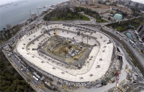 Beşiktaş Vodafone Arena nın kaba inşaatı tamamlandı!