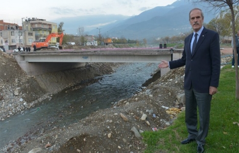 Bursa Deliçay Köprüsü'nün inşaatında sona gelindi!