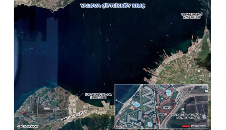 EPP den Yalova Çiftlikköy de satılık arsa! 