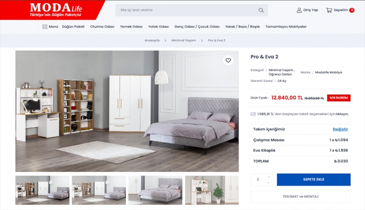 ModaLife’tan kendi evini kuran üniversite öğrencilerine özel cazip kampanya! İşte 16 Eylül 2022 fiyat listesi