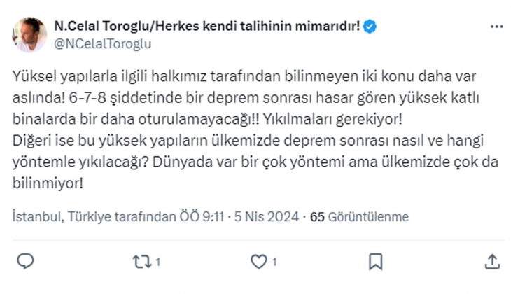 Beklenen İstanbul depreminde neler olacak? Mimar Şenol Gökner, tek tek sıraladı! Aman dikkat! 