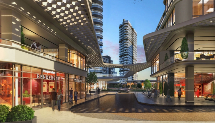 Evora İzmir in ticari alanları satışta! Metrekare fiyatı 105 bin 700 TL den başlıyor!