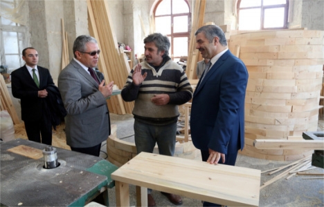 Mustafa Çelik Milli Mücadele Müzesi inşaatını inceledi!