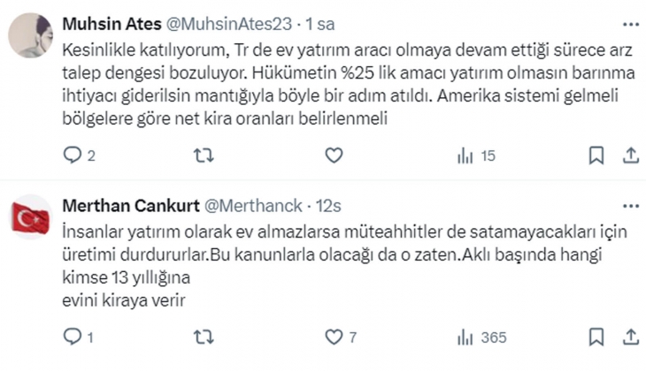  Kimse keyfinden kiracı olmuyor, ama keyiften ev alıp yatırım yapılıyor dendi: Ev sahiplerinden tepki gecikmedi!