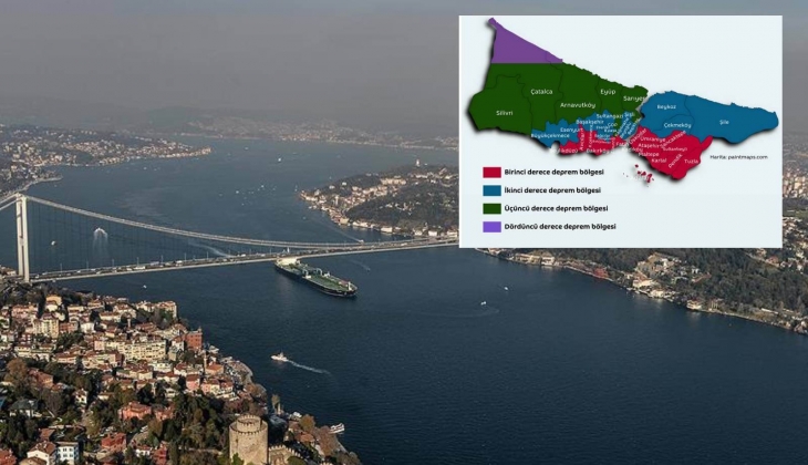 İstanbul'da deprem tehlikesi en yüksek bölgeler neresi?