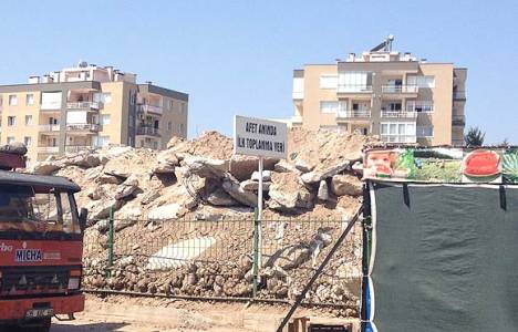 Çiğli Afet Alanı'na inşaat molozu ve toprak yığıldı!