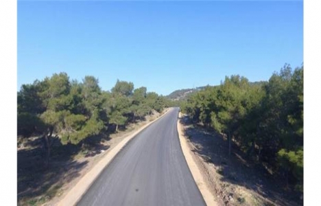 Antalya Kepez'deki eski Kandıra yolu asfaltlandı!