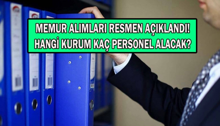 75 bine yakın memur alınacak! Memur olmak isteyenler şimdi bakın! 2023 memur alımları peş peşe açıklandı! 