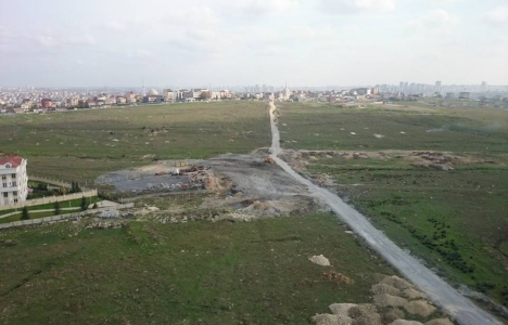 Ispartakule'deki beton santrali alanları temizleniyor!