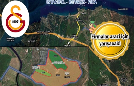 Galatasaray Riva arazisinin ihalesi bugün!