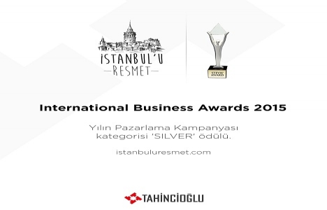 Tahincioğlu İstanbul'u Resmet projesiyle ödül aldı!