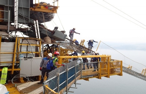 İzmit Körfez Geçiş Köprüsü nden son durum fotoğrafları!