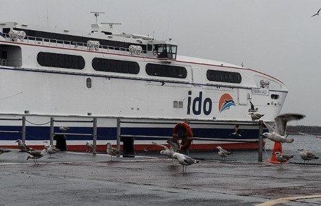 İDO hava koşulları nedeni ile bazı seferlerini iptal etti!