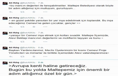 Ali Kılıç: Maltepe de cemevi inşası için kolları sıvadık!