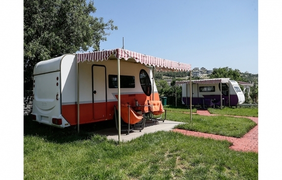 İzmir Karaburun'daki 'karavan otel'e yoğun talep!
