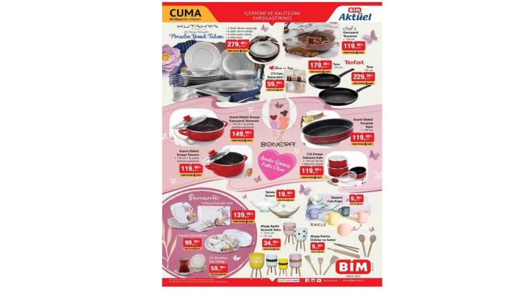 BİM 6 Mayıs 2022 Cuma aktüel ürünler kataloğu yayınlandı! BİM e yarın neler geliyor?
