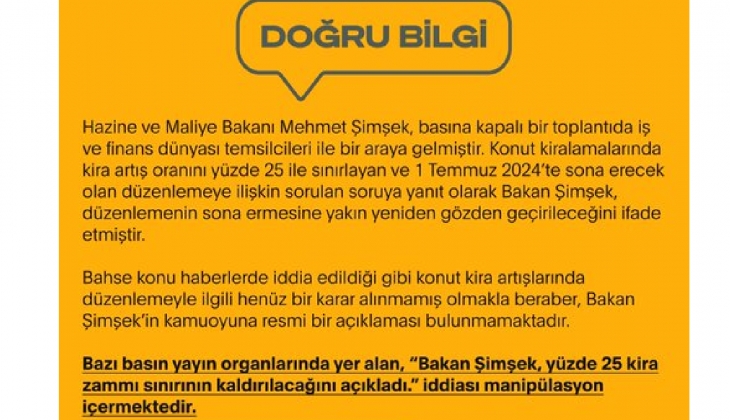 Yüzde 25 kira zammı sınırı kalkıyor iddiasına yalanlama! 